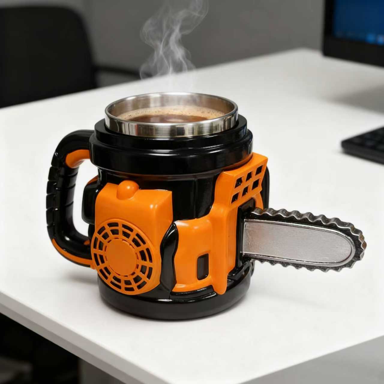 10.14oz Resin Electric Saw Mug - Distinctive Coffee Cup for Beverage Collection
10.14oz Resin Electric Saw Mug - Distinctive Coffee Cup for Beverage Collection