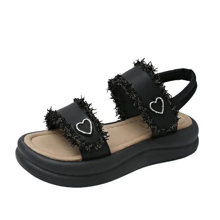 Fashion Women s Thick Heel Sandals Summer Outdoor Wear High-End Casual Beach Roman Shoes Soft Bottom Match Skirts Roman Style PU Leather 35 чёрный
Fashion Women s Thick Heel Sandals Summer Outdoor Wear High-End Casual Beach Roman Shoes Soft Bottom Match Skirts Roman Style PU Leather 35 чёрный