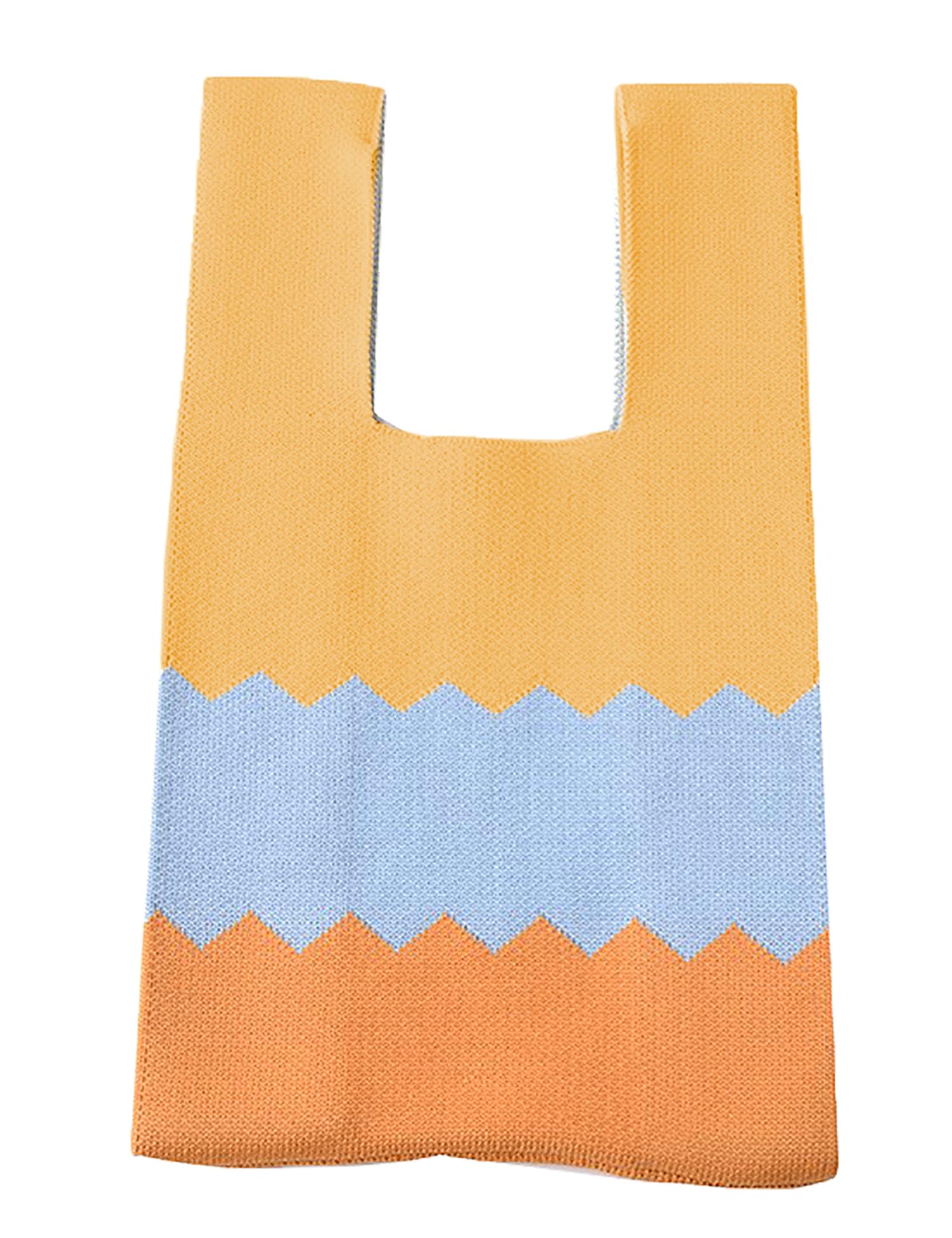 Leaper Knit Bag Mini Tote Bag Small Sub Bag Knitted Handbag Eco Bag Shopping Handbag Vertical Bag Korea Outing Commuting to School Girls Cute
Leaper Knit Bag Mini Tote Bag Small Sub Bag Knitted Handbag Eco Bag Shopping Handbag Vertical Bag Korea Outing Commuting to School Girls Cute
