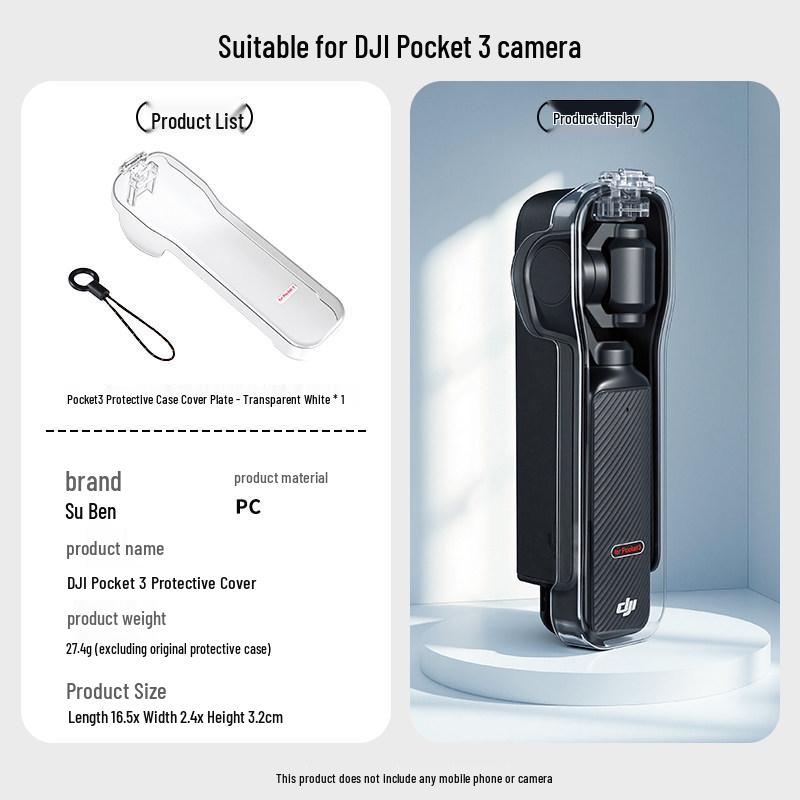 Upgraded Protective Lens Cap & Gimbal Camera Case for DJI Pocket 3 OSMO
Upgraded Protective Lens Cap & Gimbal Camera Case for DJI Pocket 3 OSMO
