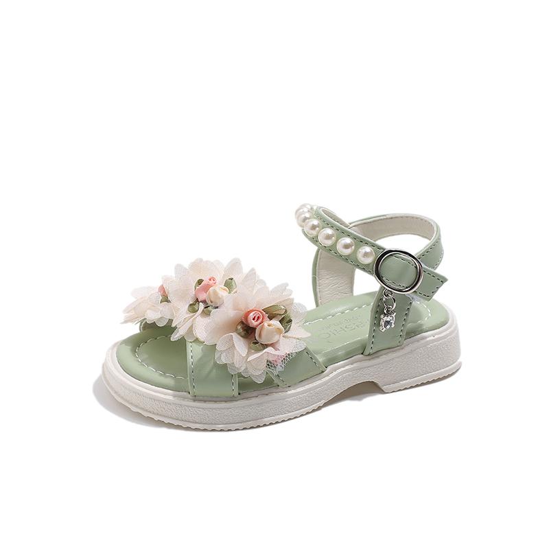Girls Sandals Princess Shoes Summer New Fashionable Fairy Beach Shoes Pearl Dew Toe Matching Skirt 24 зелений
Girls Sandals Princess Shoes Summer New Fashionable Fairy Beach Shoes Pearl Dew Toe Matching Skirt 24 зелений