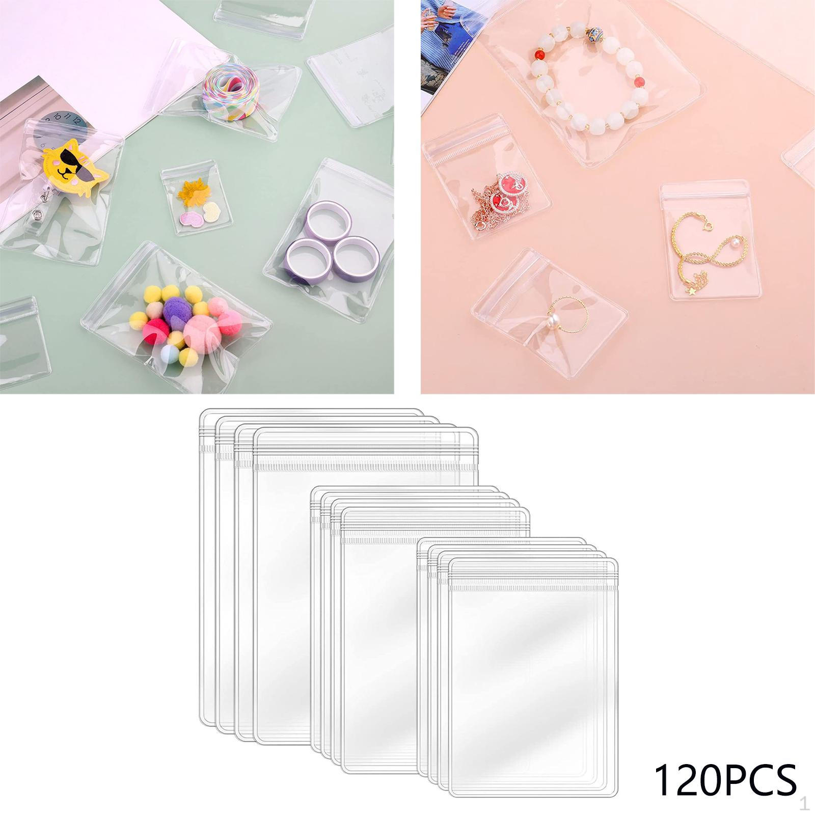 120PCS Clear PVC Reclosable Zip Poly Bags 3 Sizes Shipping for Jewelry Storage
120PCS Clear PVC Reclosable Zip Poly Bags 3 Sizes Shipping for Jewelry Storage