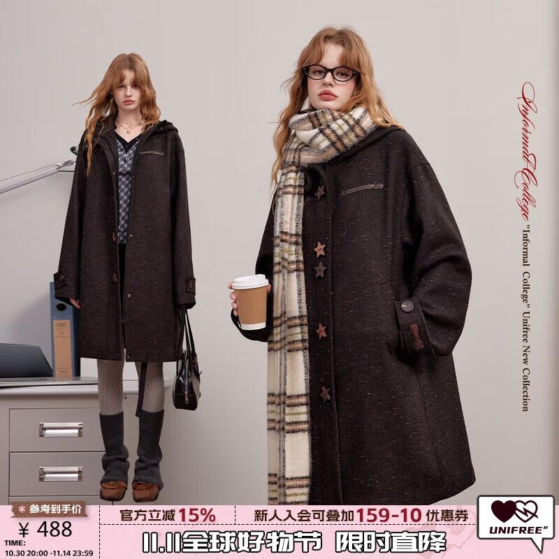 UNIFREE Retro Warm Hooded Mid-Length Coat M
UNIFREE Retro Warm Hooded Mid-Length Coat M