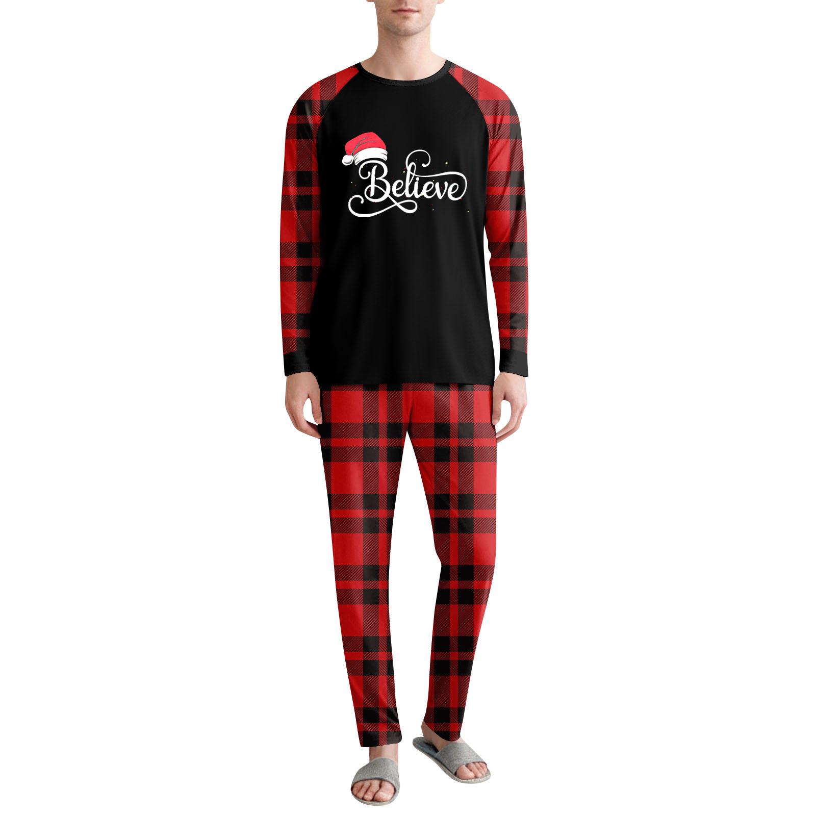 Мужской рождественский топ с круглым вырезом, повседневный удобный комплект для пижамы с длинным рукавом и клетчатыми брюками XXL белый
Мужской рождественский топ с круглым вырезом, повседневный удобный комплект для пижамы с длинным рукавом и клетчатыми брюками XXL белый