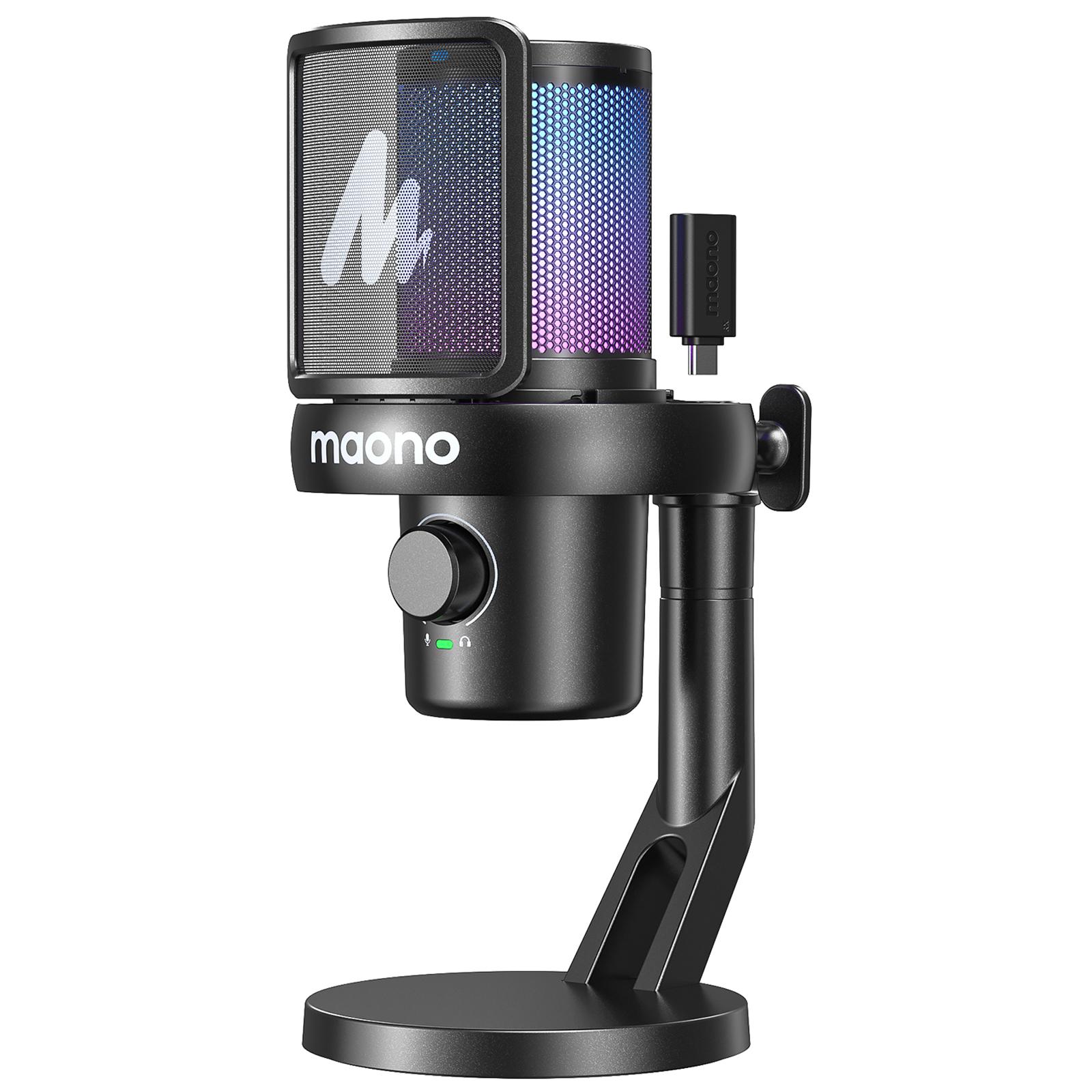 maono DM40 Wireless USB Microphone with AI Voice Changer Noise Reduction Condenser Mic for Gaming Streaming PC Laptop Recording DM40 BLACK
maono DM40 Wireless USB Microphone with AI Voice Changer Noise Reduction Condenser Mic for Gaming Streaming PC Laptop Recording DM40 BLACK