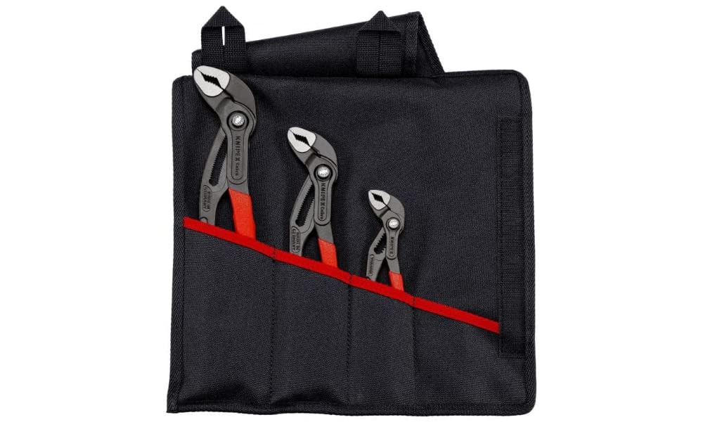 KNIPEX Cobra Water Pump Pliers 001955S9 (3-Piece Set)
KNIPEX Cobra Water Pump Pliers 001955S9 (3-Piece Set)