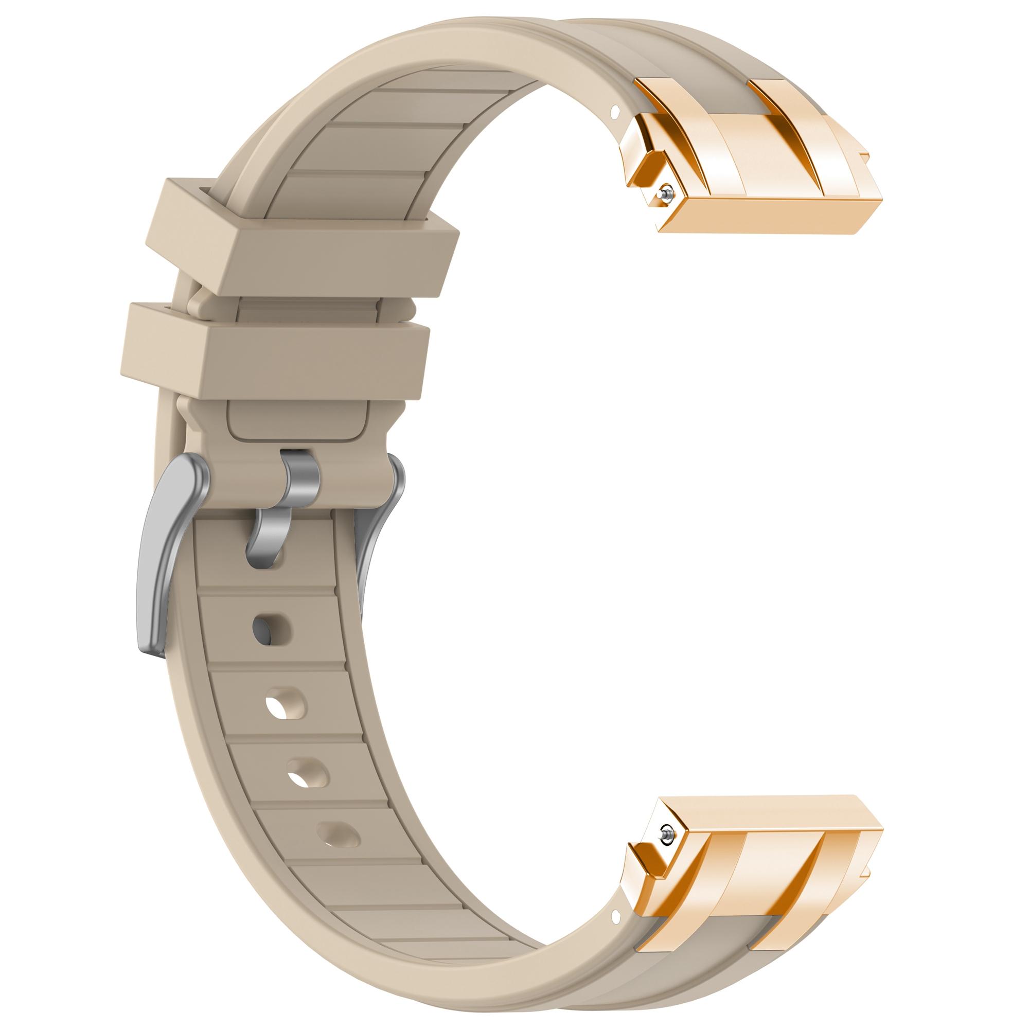 For Samsung Galaxy Watch4 40mm/44mm/Huawei Watch GT 3 Pro 43mm Watch Band 20mm Royal Oak Style Silicone Strap Gold Metal Buckle I
For Samsung Galaxy Watch4 40mm/44mm/Huawei Watch GT 3 Pro 43mm Watch Band 20mm Royal Oak Style Silicone Strap Gold Metal Buckle I