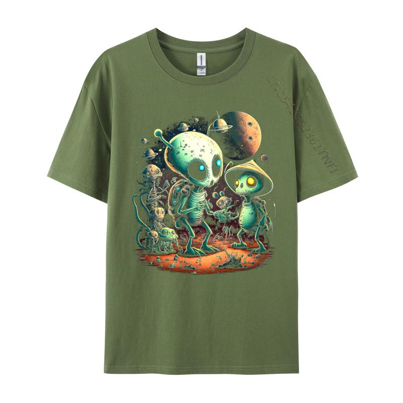 Tops T Shirt Lovely Aliens Tshirt Autumn Cotton Fabric Unisex T Shirt Design Hip Hop Alien Vistors TShirt 4XL
Tops T Shirt Lovely Aliens Tshirt Autumn Cotton Fabric Unisex T Shirt Design Hip Hop Alien Vistors TShirt 4XL
