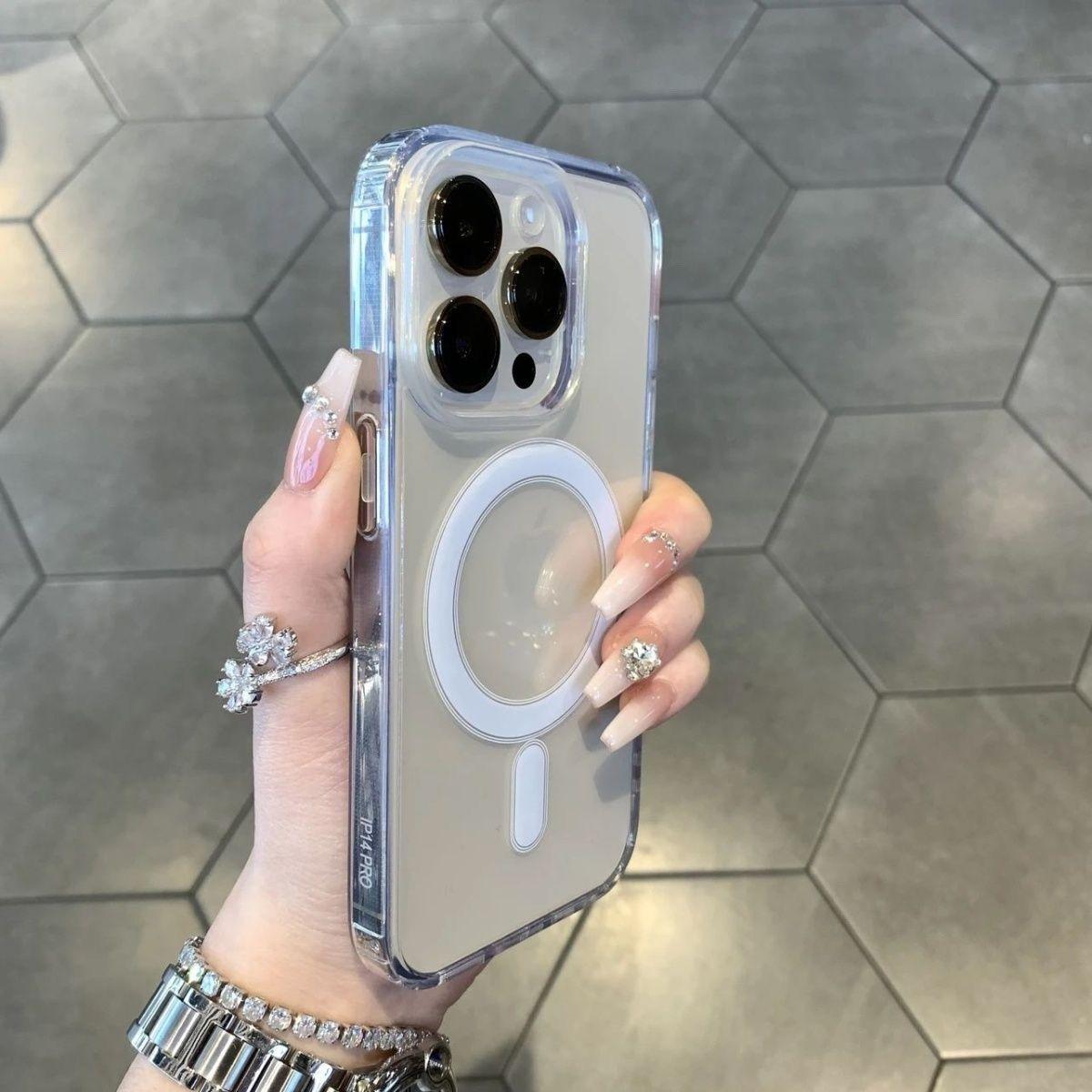 Acrylic Magnetic Suction Is Suitable for IPhone 16 Transparent Phone Cases Full Coverage Simple IPhone 15 Protective Cases 14 Airbags Apple 16E
Acrylic Magnetic Suction Is Suitable for IPhone 16 Transparent Phone Cases Full Coverage Simple IPhone 15 Protective Cases 14 Airbags Apple 16E