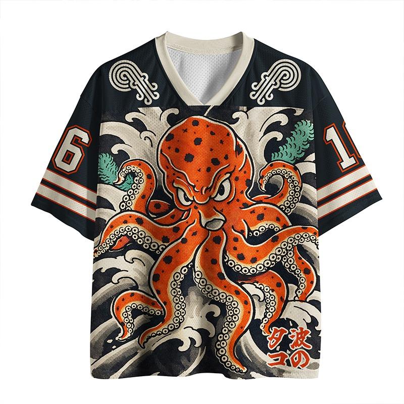 2026 New Sports Short Sleeved Shirt, V-neck Short Sleeved T-shirt, Sports Fashion 3D Printed Quick Drying Fun Mesh Jersey S
2026 New Sports Short Sleeved Shirt, V-neck Short Sleeved T-shirt, Sports Fashion 3D Printed Quick Drying Fun Mesh Jersey S