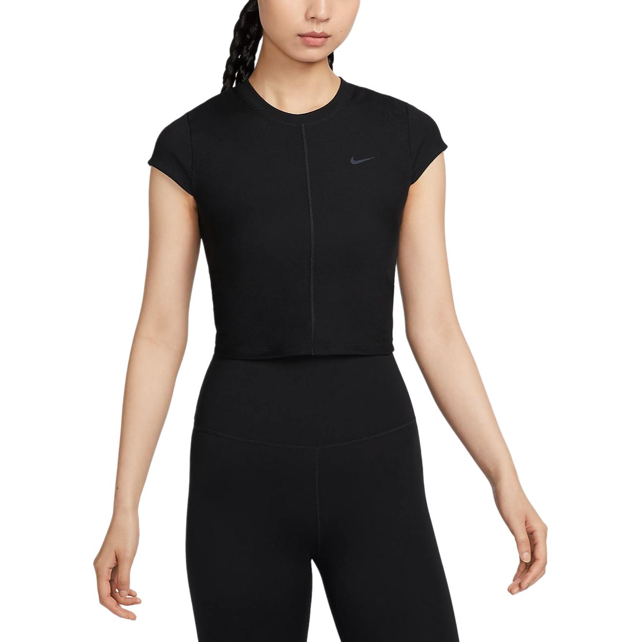 Nike Dri-Fit One Fitted Short Sleeve Workout Top Women tops Black Cool-Grey FV7875010 S
Nike Dri-Fit One Fitted Short Sleeve Workout Top Women tops Black Cool-Grey FV7875010 S