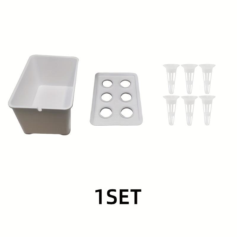 1set Hydroponic Seedling Kit Indoor Vegetable Herb Pots 6-Hole Hydroponic Seedling Box Gardening Accessories
1set Hydroponic Seedling Kit Indoor Vegetable Herb Pots 6-Hole Hydroponic Seedling Box Gardening Accessories