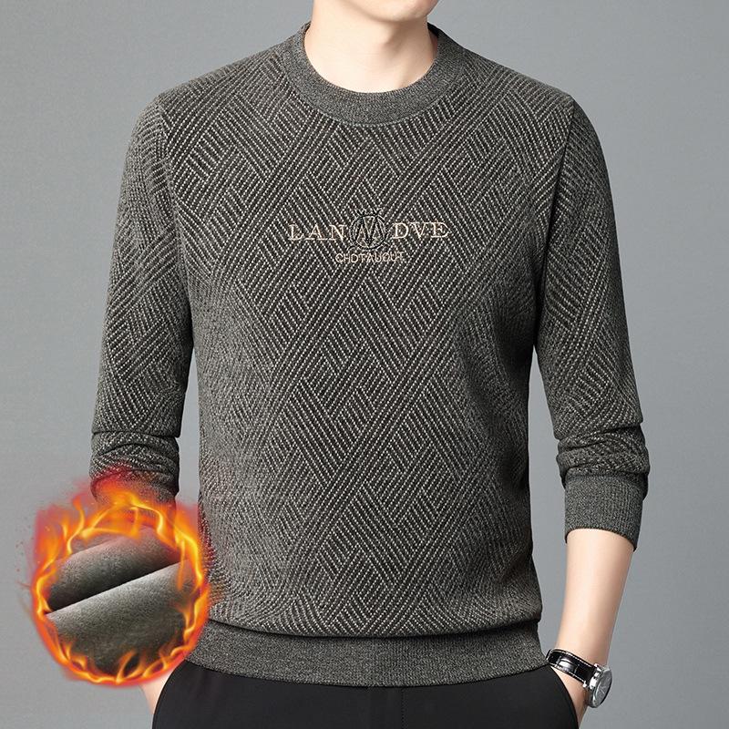 Men s Ferret Jacquard Fleece-Lined Sweater: Warm, Trendy, Embroidered, Long Sleeve, Round Neck Knitwear 175/XL (135-150 Jin)
Men s Ferret Jacquard Fleece-Lined Sweater: Warm, Trendy, Embroidered, Long Sleeve, Round Neck Knitwear 175/XL (135-150 Jin)