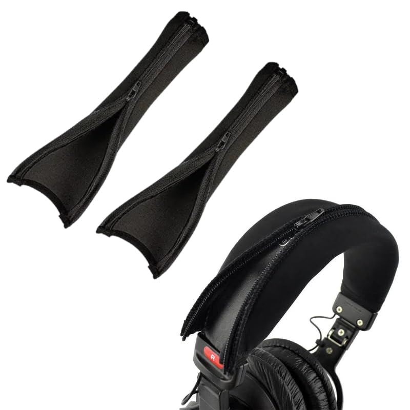 headphone cover General purpose headband cover exchange compatibility cushion headband anti-slip Easy installation Washable (Set of 2/Black)
headphone cover General purpose headband cover exchange compatibility cushion headband anti-slip Easy installation Washable (Set of 2/Black)
