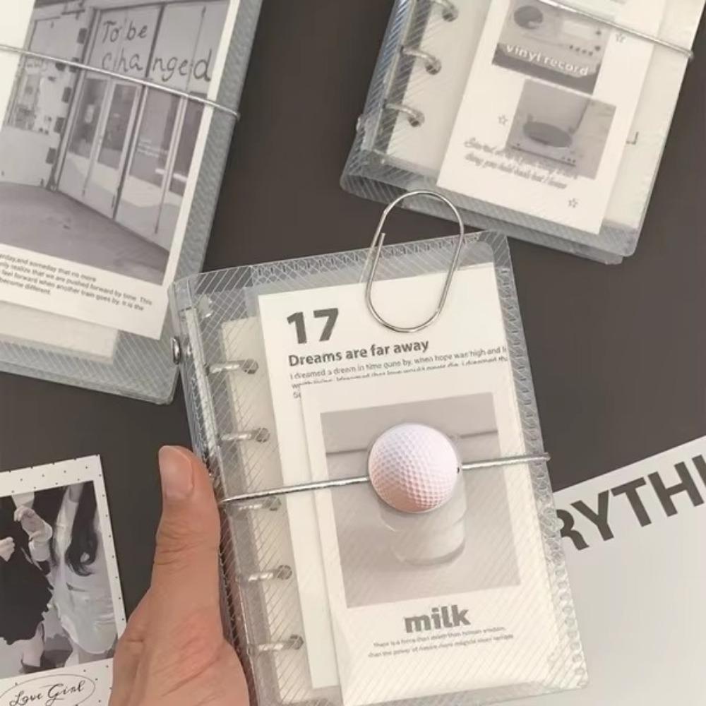 Transparent Tri-fold Binder Notebook PVC Storage Bag Ins Card Holder Student Diary зелений
Transparent Tri-fold Binder Notebook PVC Storage Bag Ins Card Holder Student Diary зелений