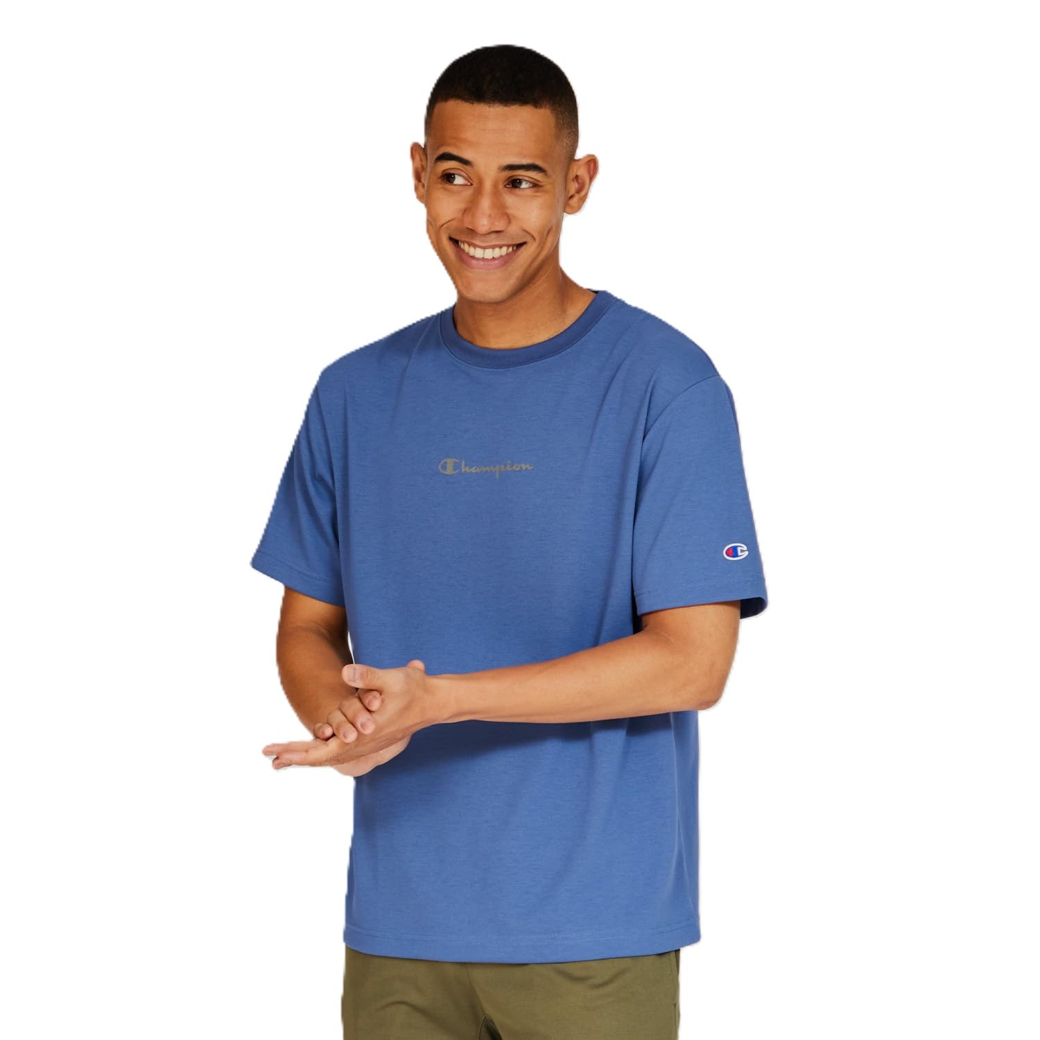 Champion Short Sleeve Round UV Script Logo Print T-Shirt, C3-BS320-350-L, Neck, Quick-Drying, Protection, Water-Repellent,
Champion Short Sleeve Round UV Script Logo Print T-Shirt, C3-BS320-350-L, Neck, Quick-Drying, Protection, Water-Repellent,