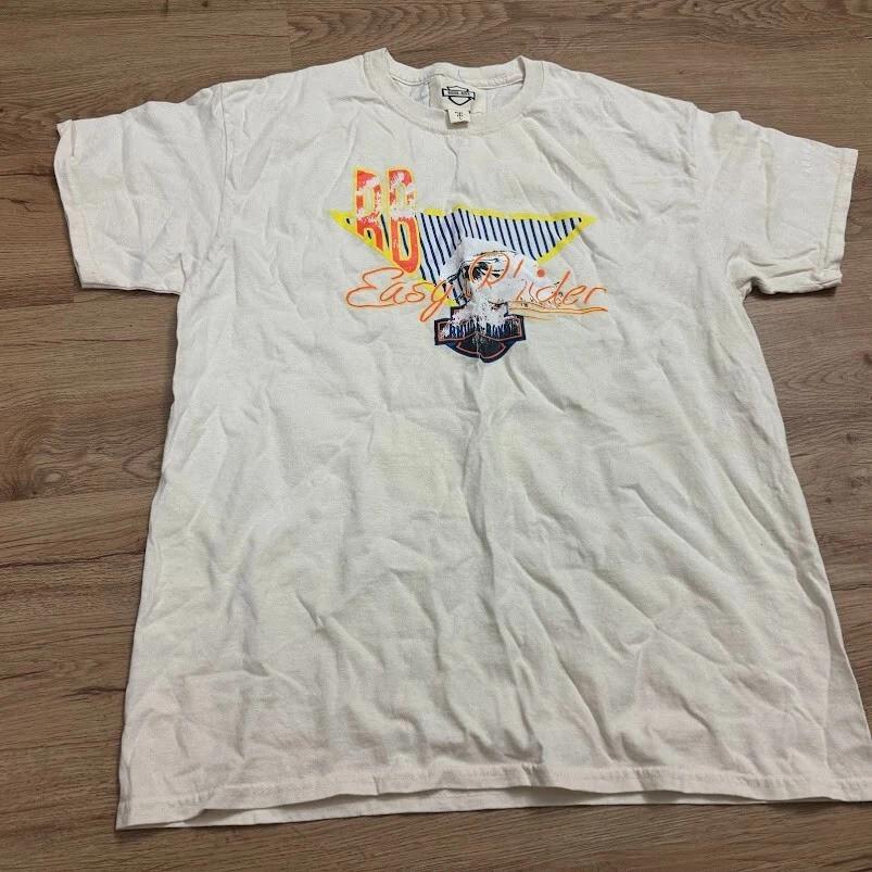 Rhude Boys Off White Beige Eagle Easy Rider Rhider T-Shirt Size Large L 2XL
Rhude Boys Off White Beige Eagle Easy Rider Rhider T-Shirt Size Large L 2XL