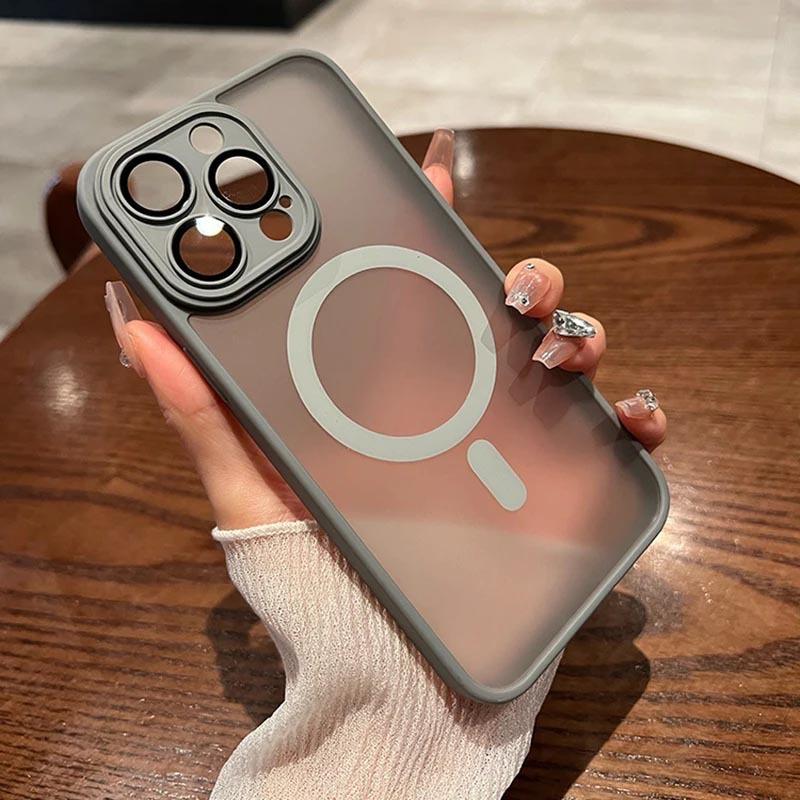 Роскошный магнитный матовый полупрозрачный противоударный чехол для iPhone 14 13 12 11 15 Pro Max Plus для Magsafe, чехол для беспроводной зарядки iPhone15 чёрный
Роскошный магнитный матовый полупрозрачный противоударный чехол для iPhone 14 13 12 11 15 Pro Max Plus для Magsafe, чехол для беспроводной зарядки iPhone15 чёрный