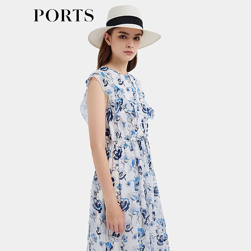 PORTS Women s Summer Floral Print Belted Midi Dress SQ8D020VPS008 L
PORTS Women s Summer Floral Print Belted Midi Dress SQ8D020VPS008 L