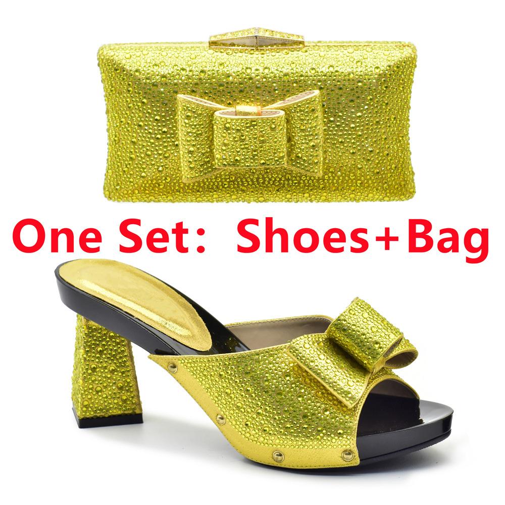 Butterfly special-shaped heel high heels bow full diamond dinner bag fashion bag outer wear party shoe bag set 43
Butterfly special-shaped heel high heels bow full diamond dinner bag fashion bag outer wear party shoe bag set 43