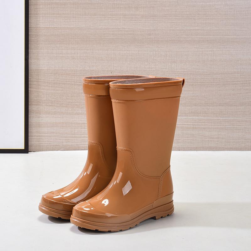 Женские водонепроницаемые резиновые сапоги до середины икры на толстой подошве - Нескользящие, износостойкие, теплые резиновые сапоги для работы и ходьбы по воде. 37
Женские водонепроницаемые резиновые сапоги до середины икры на толстой подошве - Нескользящие, износостойкие, теплые резиновые сапоги для работы и ходьбы по воде. 37