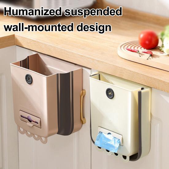 Foldable Trash Can Hanging Garbage Can Large Capacity Waterproof Oil-Resistant Easy to Install Cabinet Door Trash Can Waste Bin S
Foldable Trash Can Hanging Garbage Can Large Capacity Waterproof Oil-Resistant Easy to Install Cabinet Door Trash Can Waste Bin S