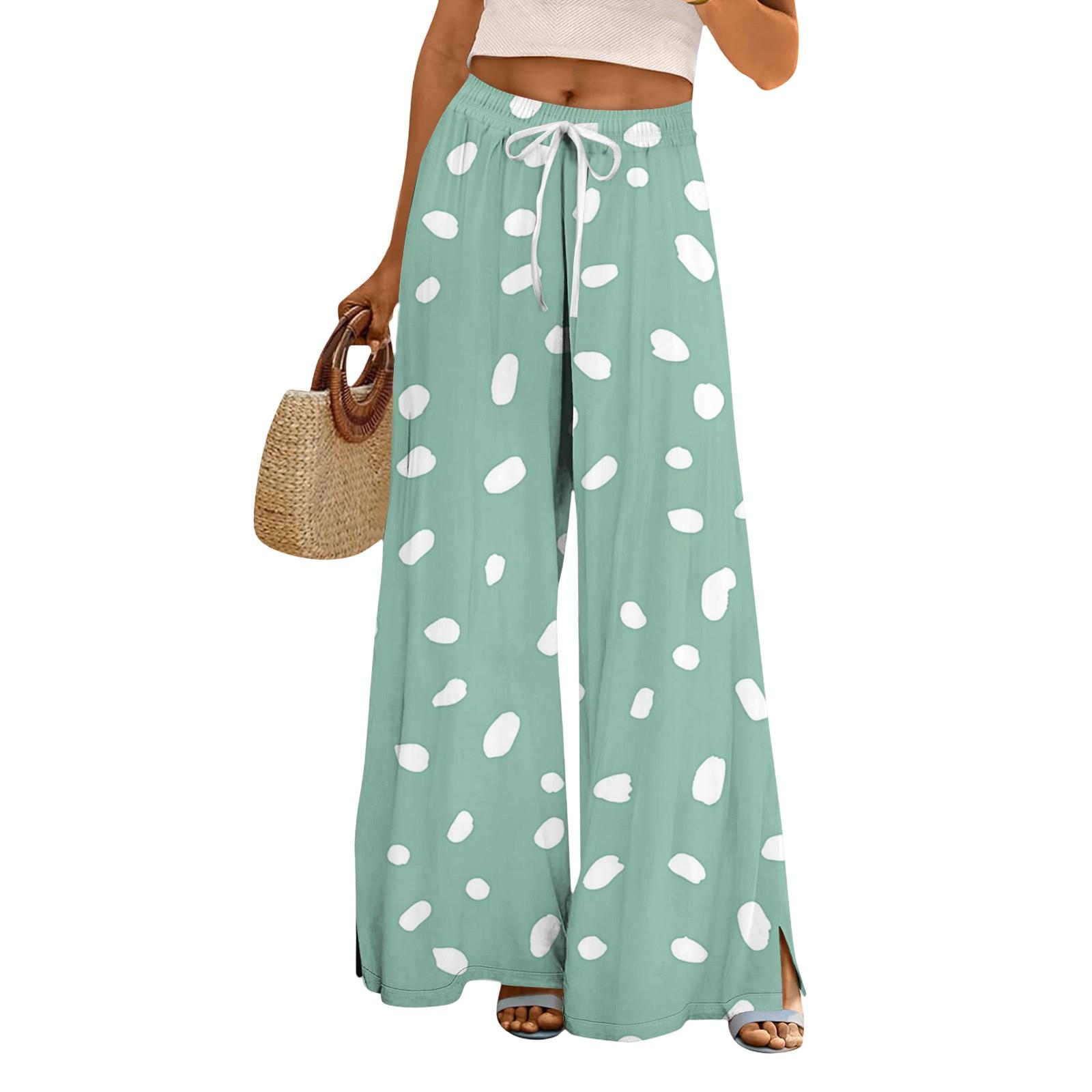 Women s Printed Wide Leg Pants With Pockets High Waist Drawstring Loose Casual Pants L
Women s Printed Wide Leg Pants With Pockets High Waist Drawstring Loose Casual Pants L