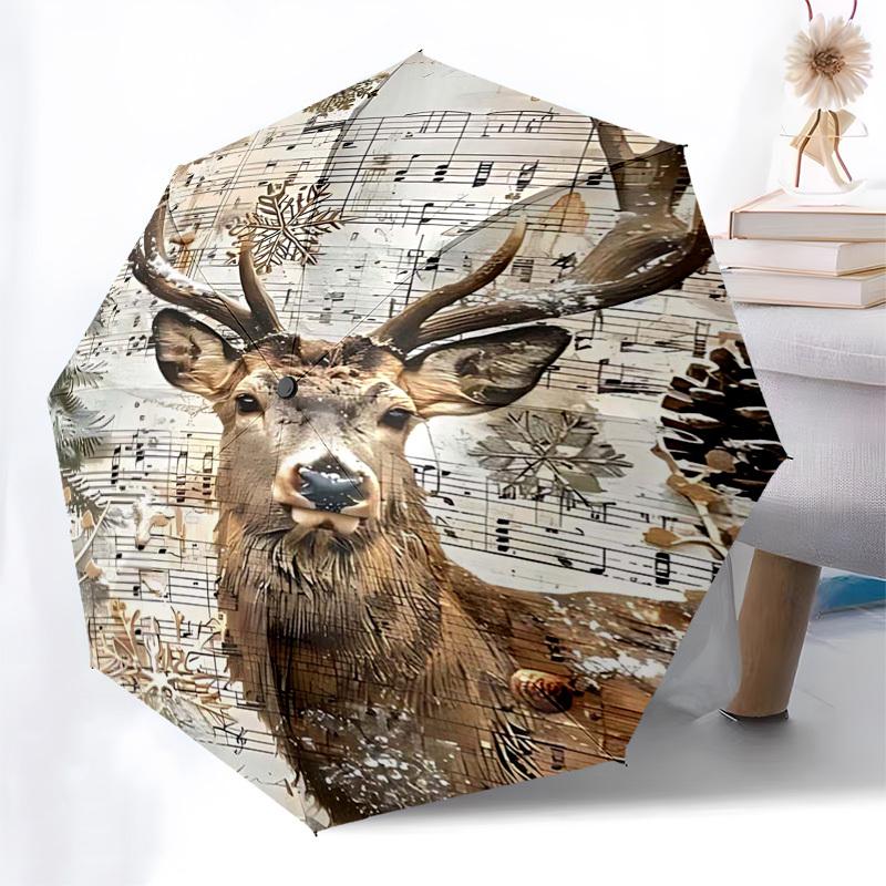 1pc Winter Wonderland Deer: Automatic Folding Umbrella with Snowflakes, Portable 3-Fold Design, Iron Frame for Outdoor Use, Festive Gift for Fans & Tr
1pc Winter Wonderland Deer: Automatic Folding Umbrella with Snowflakes, Portable 3-Fold Design, Iron Frame for Outdoor Use, Festive Gift for Fans & Tr