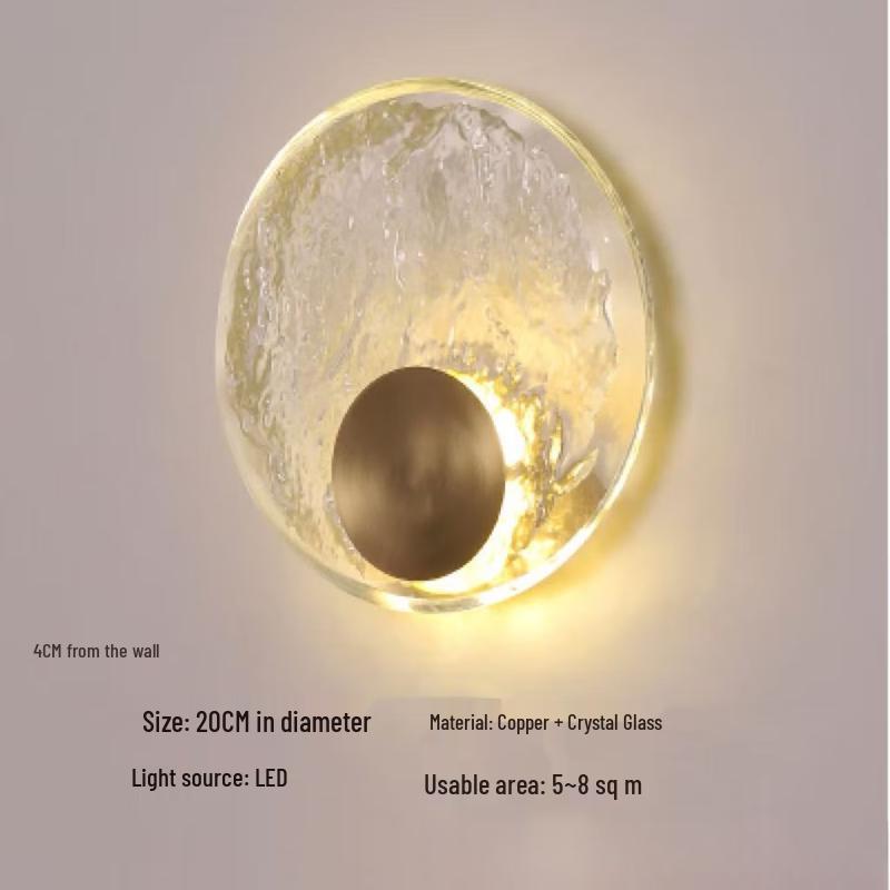 Oeny Crystal Glass Wall Sconce
Oeny Crystal Glass Wall Sconce
