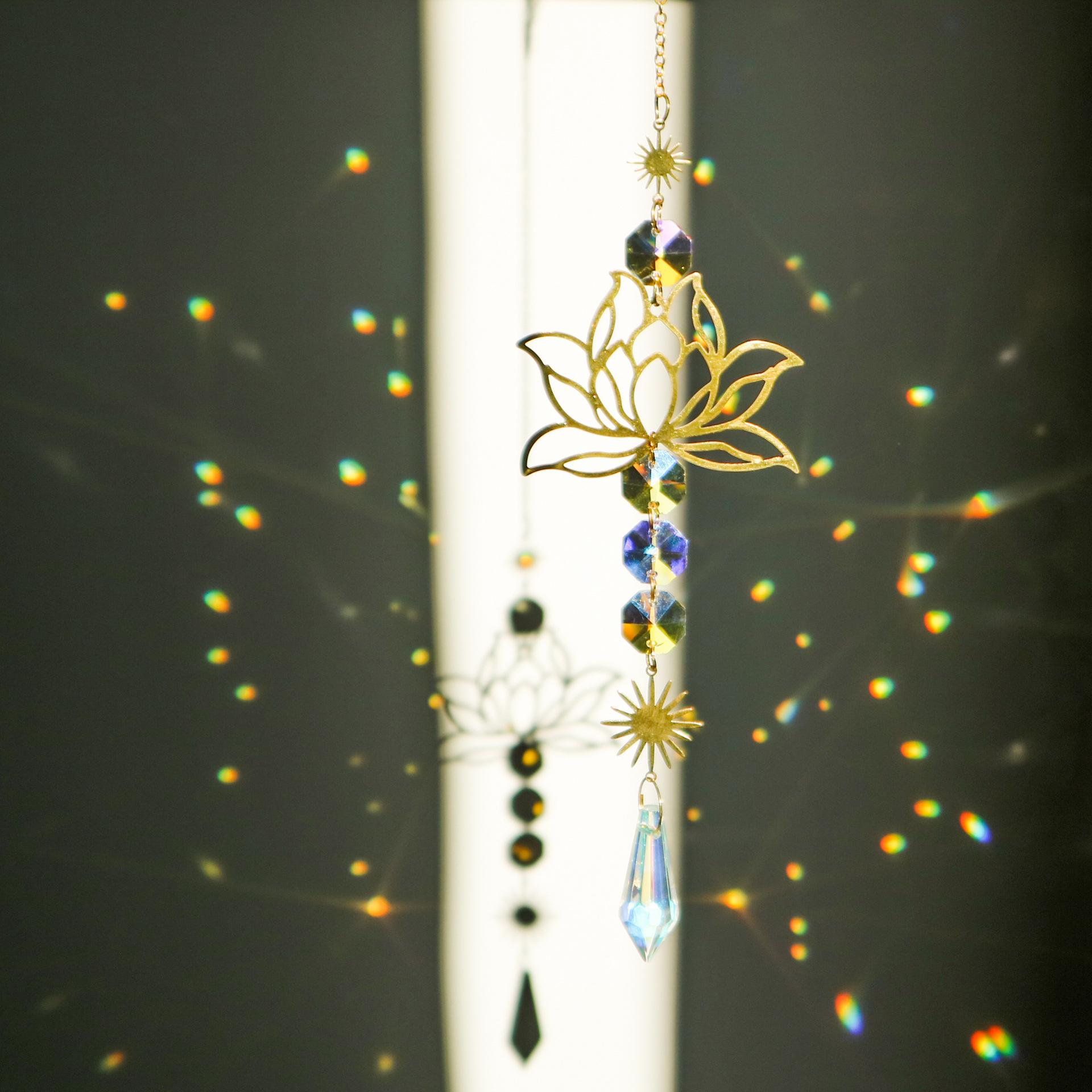 Sun Catcher Metal Lotus Pendant Car Hanging Wall Decorations Household Window Garden Creative Decoration Crafts Birthday Gifts 39cm
Sun Catcher Metal Lotus Pendant Car Hanging Wall Decorations Household Window Garden Creative Decoration Crafts Birthday Gifts 39cm