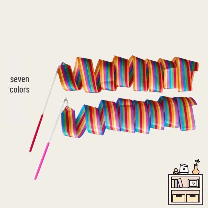 Colorful Rhythmic Gymnastics Ribbon - 2M/4M/6M for Training or Competitions Pink Handle
Colorful Rhythmic Gymnastics Ribbon - 2M/4M/6M for Training or Competitions Pink Handle