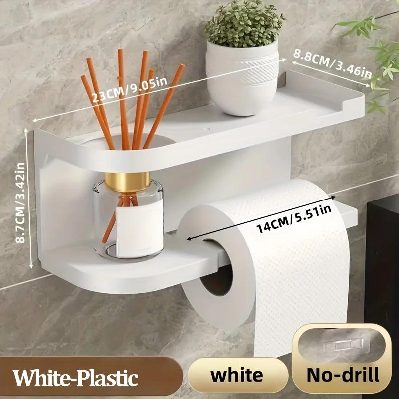 Wall Mounted Tissue Holder Without Drilling, Widened Storage Space, Smooth Pull-out and Not Easy To Slip Off
Wall Mounted Tissue Holder Without Drilling, Widened Storage Space, Smooth Pull-out and Not Easy To Slip Off