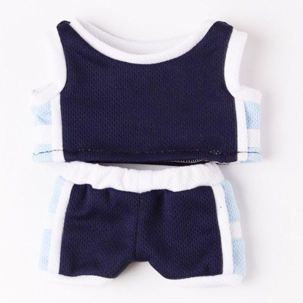 Casual Sport Shorts Clothes Handmade Swimsuit Vest New Doll T-shirt Pants For 10/20cm Cotton Dolls White&Blue 20cm
Casual Sport Shorts Clothes Handmade Swimsuit Vest New Doll T-shirt Pants For 10/20cm Cotton Dolls White&Blue 20cm