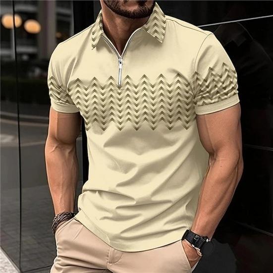 Мужской летний топ на молнии с отложным воротником и короткими рукавами пуловер Slim Fit соответствующего цвета мягкая дышащая мужская повседневная рубашка с поглощением пота
Мужской летний топ на молнии с отложным воротником и короткими рукавами пуловер Slim Fit соответствующего цвета мягкая дышащая мужская повседневная рубашка с поглощением пота