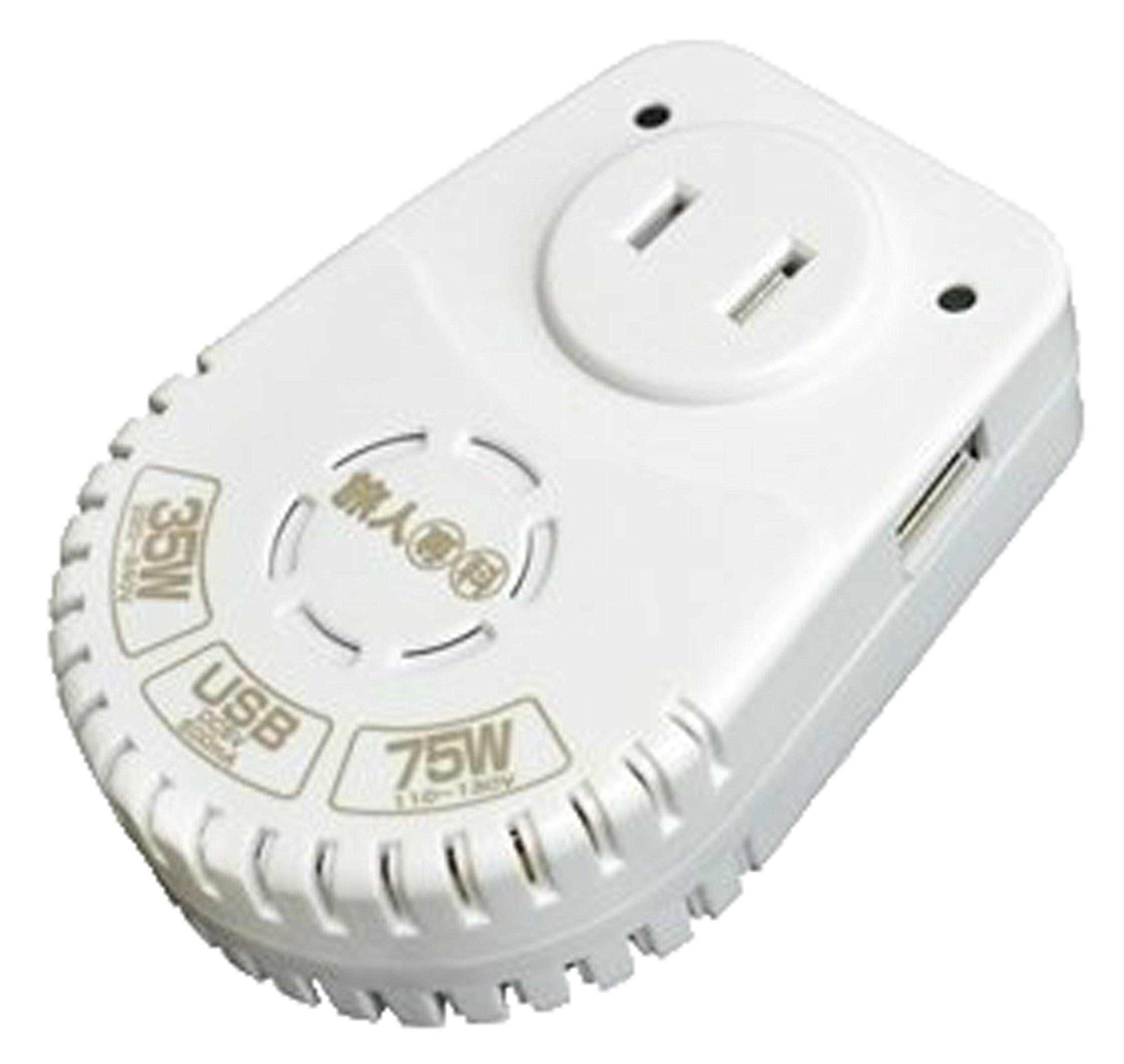miyoshi Traveler Senka Worldwide compatible thin transformer with USB port region up to 75W region up to 35W co.,ltd 110V-130V 220V-240V MBT-WDS/WH
miyoshi Traveler Senka Worldwide compatible thin transformer with USB port region up to 75W region up to 35W co.,ltd 110V-130V 220V-240V MBT-WDS/WH