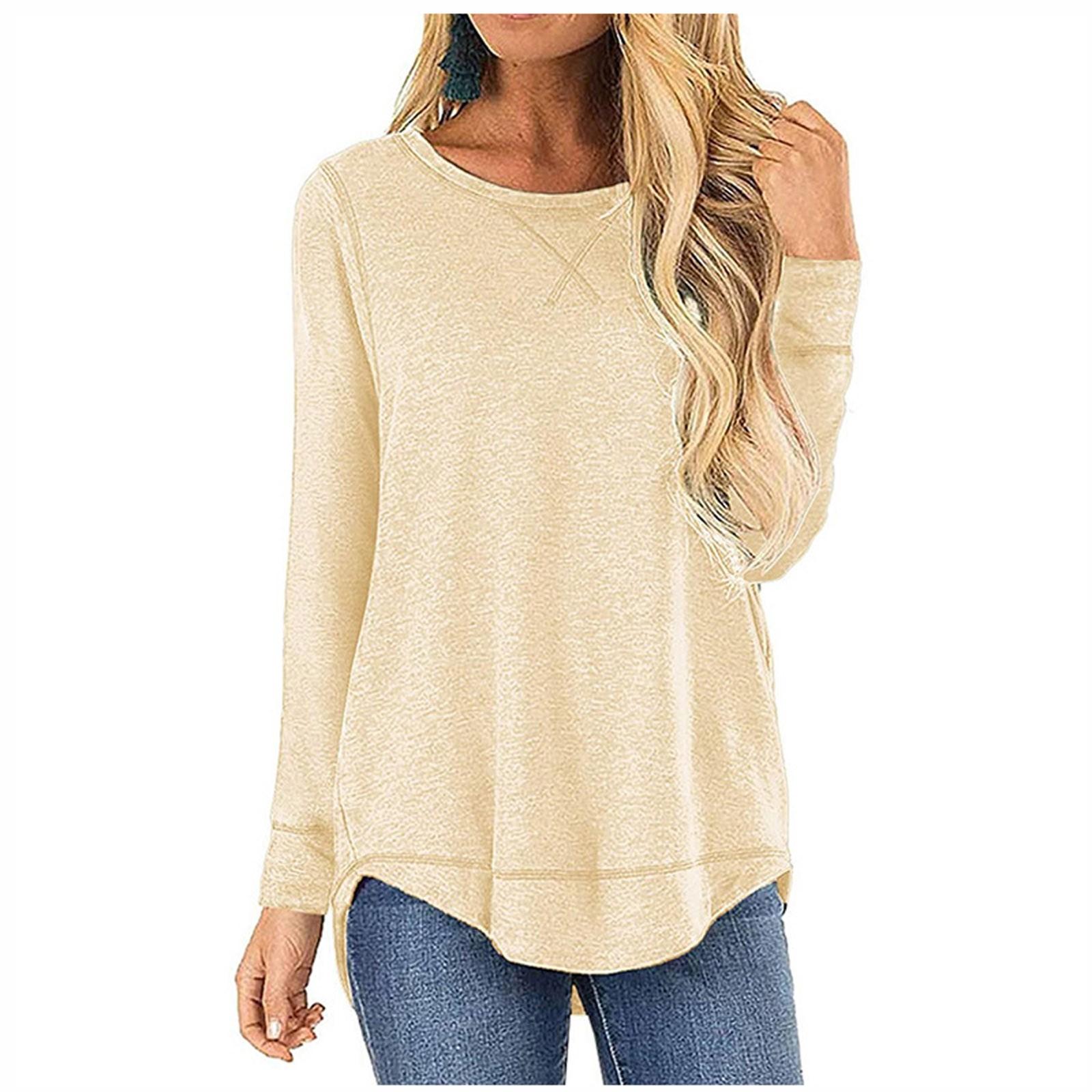 Ladies Casual Color Loose Top Short Front Short Back Long Swallowtail Bottoming Shirt Top M бежевый
Ladies Casual Color Loose Top Short Front Short Back Long Swallowtail Bottoming Shirt Top M бежевый