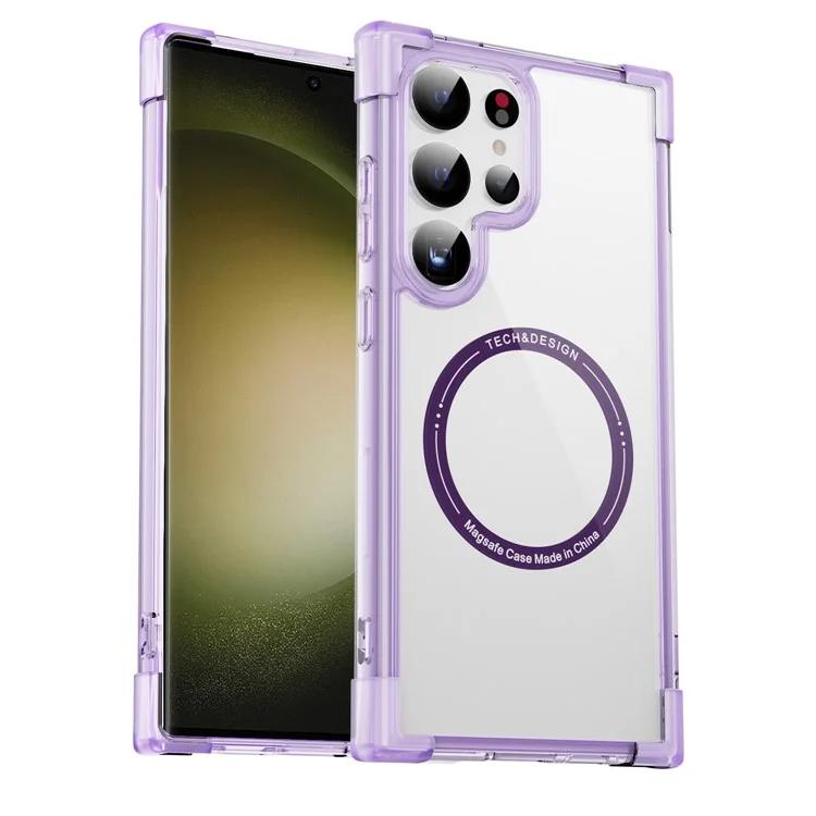 YSM Reinforced Corners Series for Samsung Galaxy S24 Ultra Magnetic Case TPU+Acrylic Clear Phone Cover
YSM Reinforced Corners Series for Samsung Galaxy S24 Ultra Magnetic Case TPU+Acrylic Clear Phone Cover