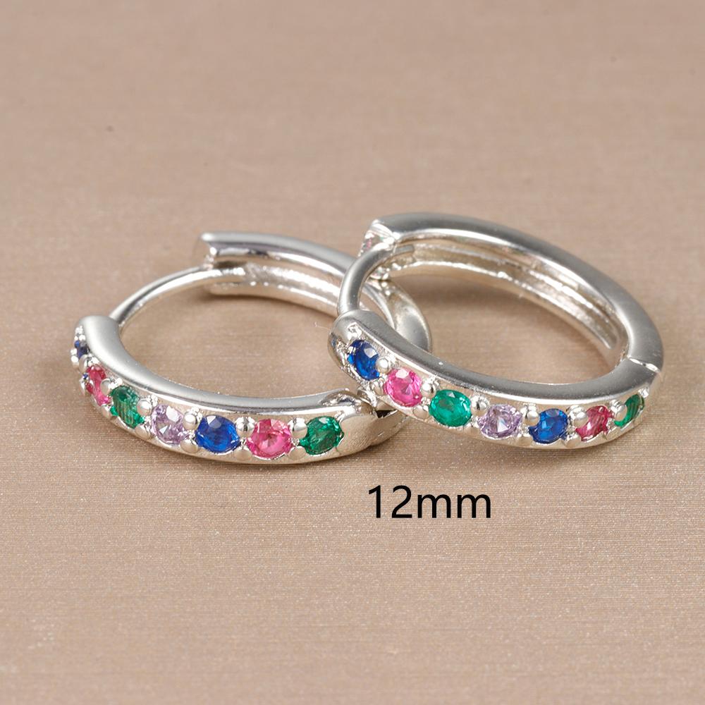 2pcs Stainless Steel Minimal Hoops Earrings for Women Round Circle Punk Helix Tragus Rainbow CZ Huggie Earring Piercing Jewelry
2pcs Stainless Steel Minimal Hoops Earrings for Women Round Circle Punk Helix Tragus Rainbow CZ Huggie Earring Piercing Jewelry