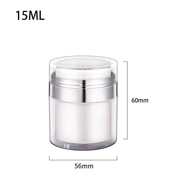 15ML Travel Refillable Bottles Creams Gels Make-up Lotion Lotions Dispenser Cosmetic Containers Mini Press Vacuum Bottle
15ML Travel Refillable Bottles Creams Gels Make-up Lotion Lotions Dispenser Cosmetic Containers Mini Press Vacuum Bottle