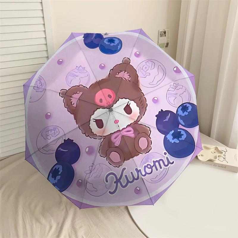1PC Kuromi Blueberries Umbrella-8-Rib Reinforced, Automatic Open, Lightweight & Durable, Cute Fashion Accessory for Outdoor-P2625
1PC Kuromi Blueberries Umbrella-8-Rib Reinforced, Automatic Open, Lightweight & Durable, Cute Fashion Accessory for Outdoor-P2625