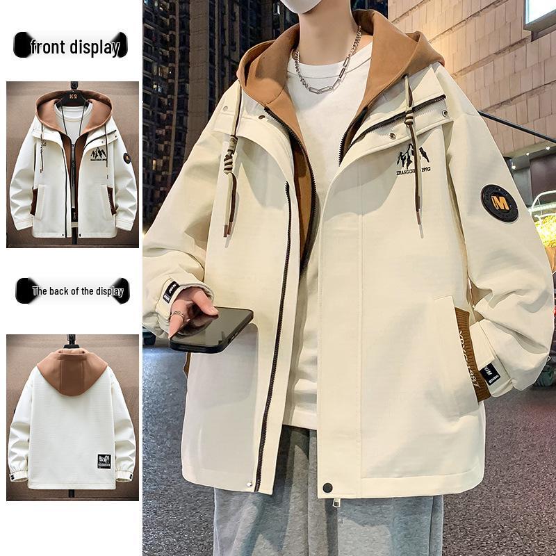 Модный весенний ветрозащитный плащ: Куртка-двойка для мальчиков-подростков, идеально подходит для учеников средней и старшей школы M (about 80-105 jin)
Модный весенний ветрозащитный плащ: Куртка-двойка для мальчиков-подростков, идеально подходит для учеников средней и старшей школы M (about 80-105 jin)