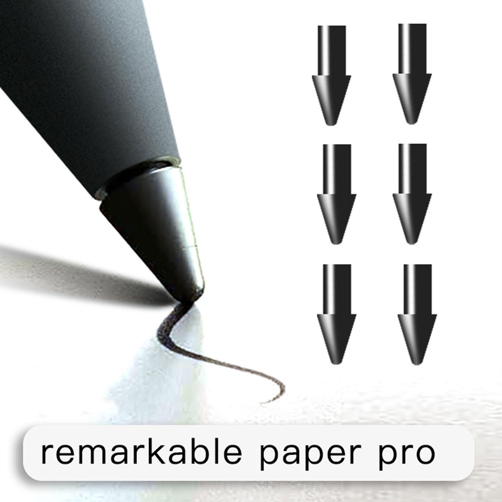 Для Remarkable Paper Pro 11.8 дюйма 2024 Запасные наконечники для ручки Наконечники с углеродным наполнителем для точного письма, рисования эскизов, рукописного ввода
Для Remarkable Paper Pro 11.8 дюйма 2024 Запасные наконечники для ручки Наконечники с углеродным наполнителем для точного письма, рисования эскизов, рукописного ввода