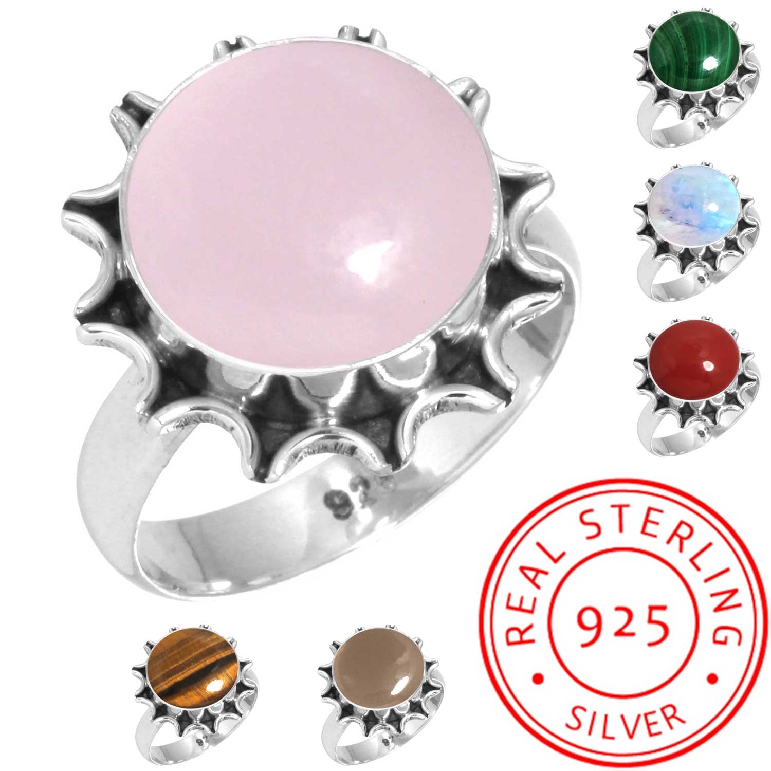 925 Sterling Silver Ring Women Gemstone Handmade Jewelry Halloween Gift Malachite Moonstone Rose Quartz Red Stone Smoky Topaz Tiger Eye Victorian 12.5 тигрове око кольору
925 Sterling Silver Ring Women Gemstone Handmade Jewelry Halloween Gift Malachite Moonstone Rose Quartz Red Stone Smoky Topaz Tiger Eye Victorian 12.5 тигрове око кольору