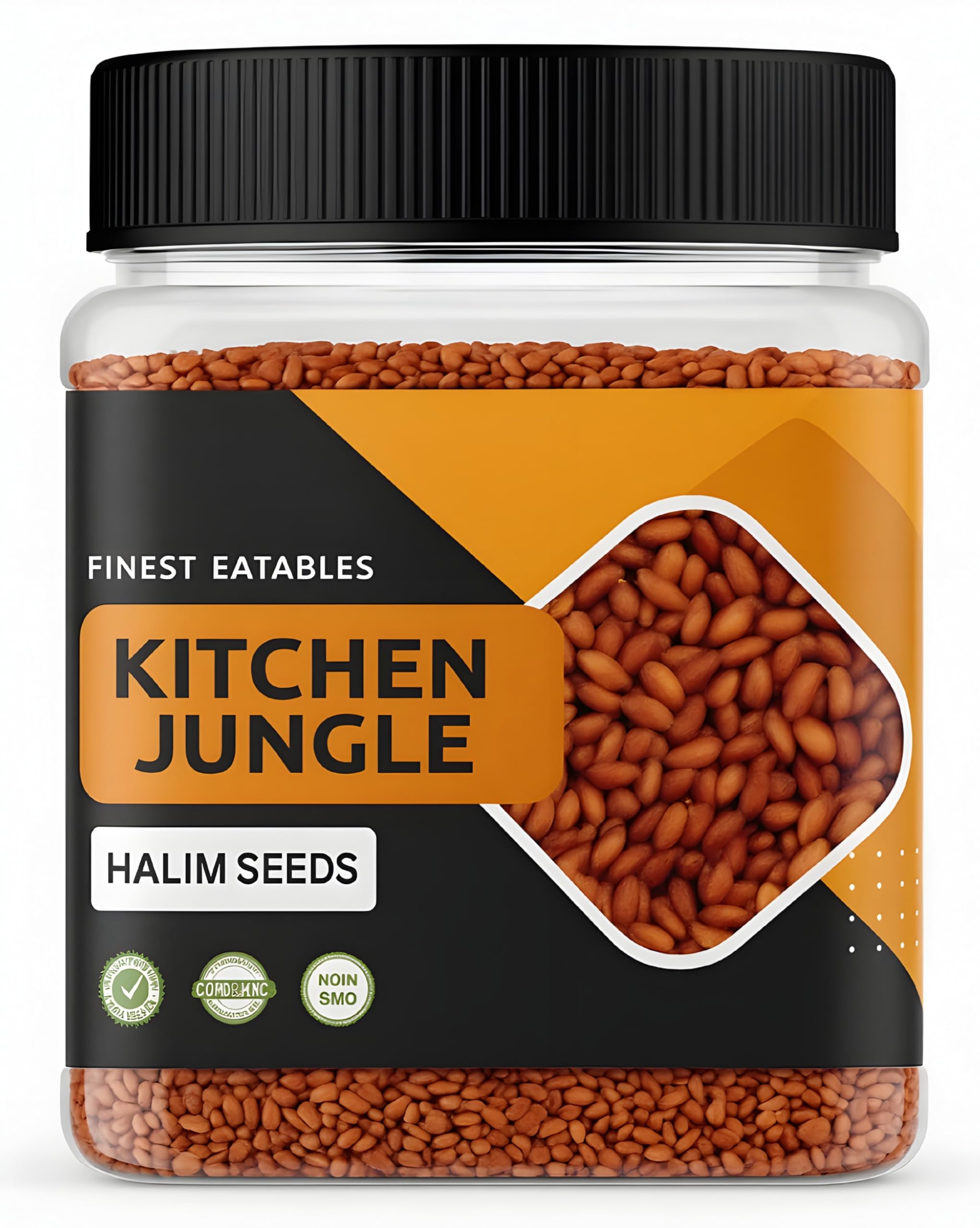 Kitchen Jungle Halim Seeds for Eating | 350g | Aliv & Garden Cress Seed | Haleem Hair Growth - Sourced 100% Raw From Organic Farm
Kitchen Jungle Halim Seeds for Eating | 350g | Aliv & Garden Cress Seed | Haleem Hair Growth - Sourced 100% Raw From Organic Farm