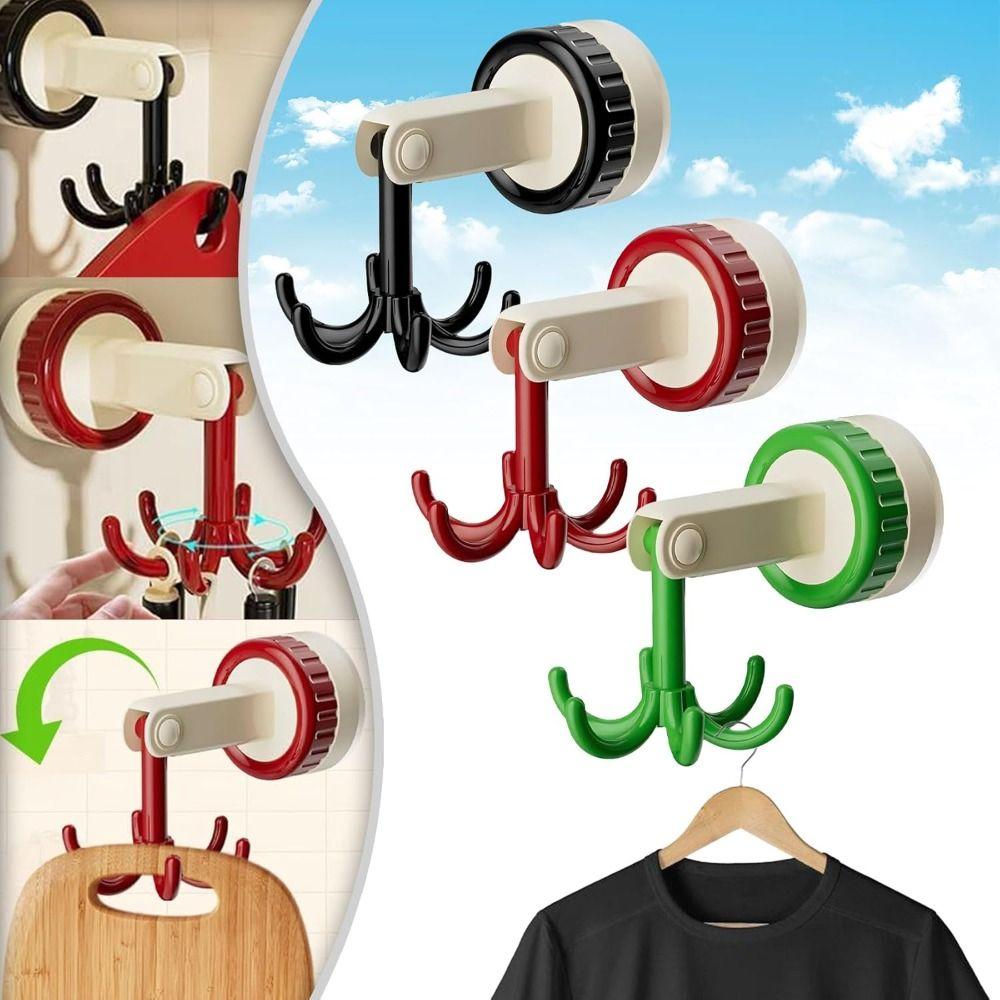 360 Degree Rotating Kitchen Hook for Hanging Utensils Self-Adhesive Suction Cup Hook Kitchen червоний
360 Degree Rotating Kitchen Hook for Hanging Utensils Self-Adhesive Suction Cup Hook Kitchen червоний