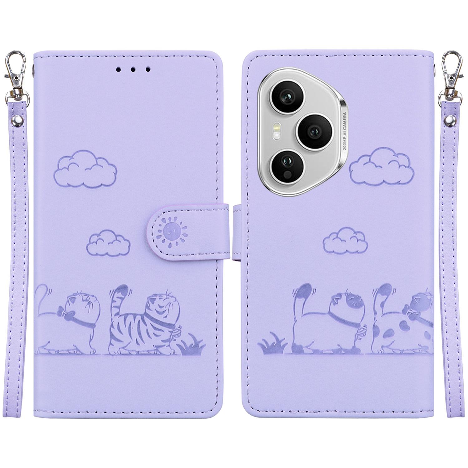 Для Honor 400 Pro 5G (Глобальный) Чехол с блокировкой RFID, с рисунком котенка, из ТПУ+ПУ кожи, чехол для телефона с ремешком на запястье Purple
Для Honor 400 Pro 5G (Глобальный) Чехол с блокировкой RFID, с рисунком котенка, из ТПУ+ПУ кожи, чехол для телефона с ремешком на запястье Purple