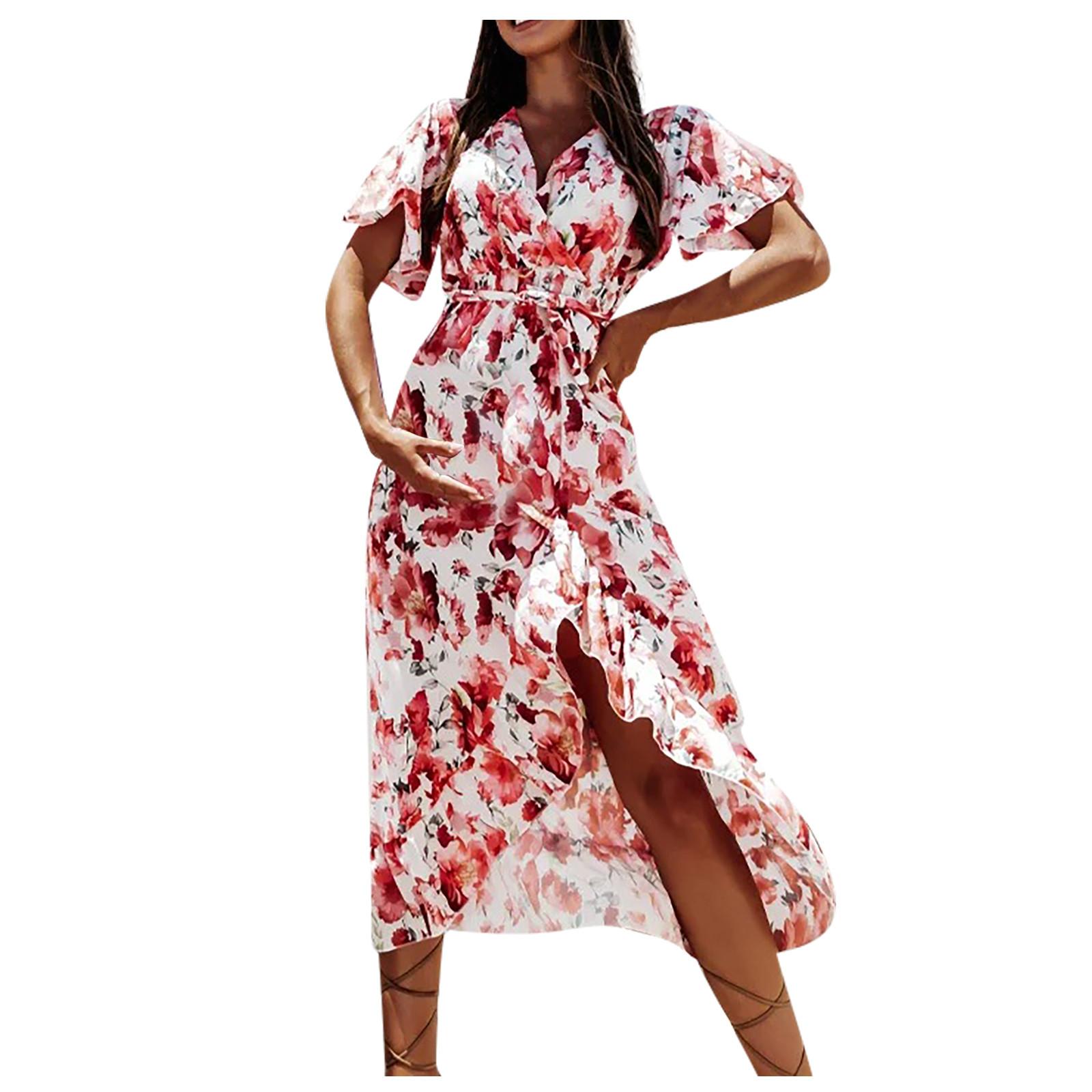 (SU)Модное женское сексуальное платье с V-образным вырезом и рюшами, нерегулярное платье
(SU)Модное женское сексуальное платье с V-образным вырезом и рюшами, нерегулярное платье