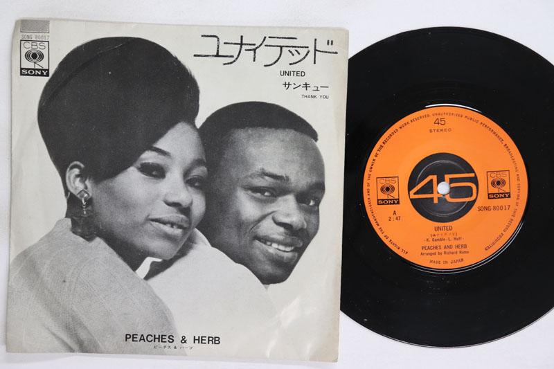 7inch Record PEACHES HERB United Thank You SONG80017 CBS SONY Japan SoulFunk Used
7inch Record PEACHES HERB United Thank You SONG80017 CBS SONY Japan SoulFunk Used