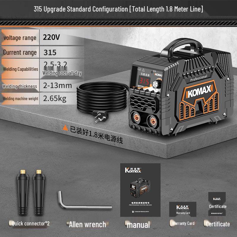 Dual Voltage 220V/380V 315 Welding Machine - Fully Automatic, All Copper, Industrial-Grade, Compact Welder for Household and Professional Use
Dual Voltage 220V/380V 315 Welding Machine - Fully Automatic, All Copper, Industrial-Grade, Compact Welder for Household and Professional Use