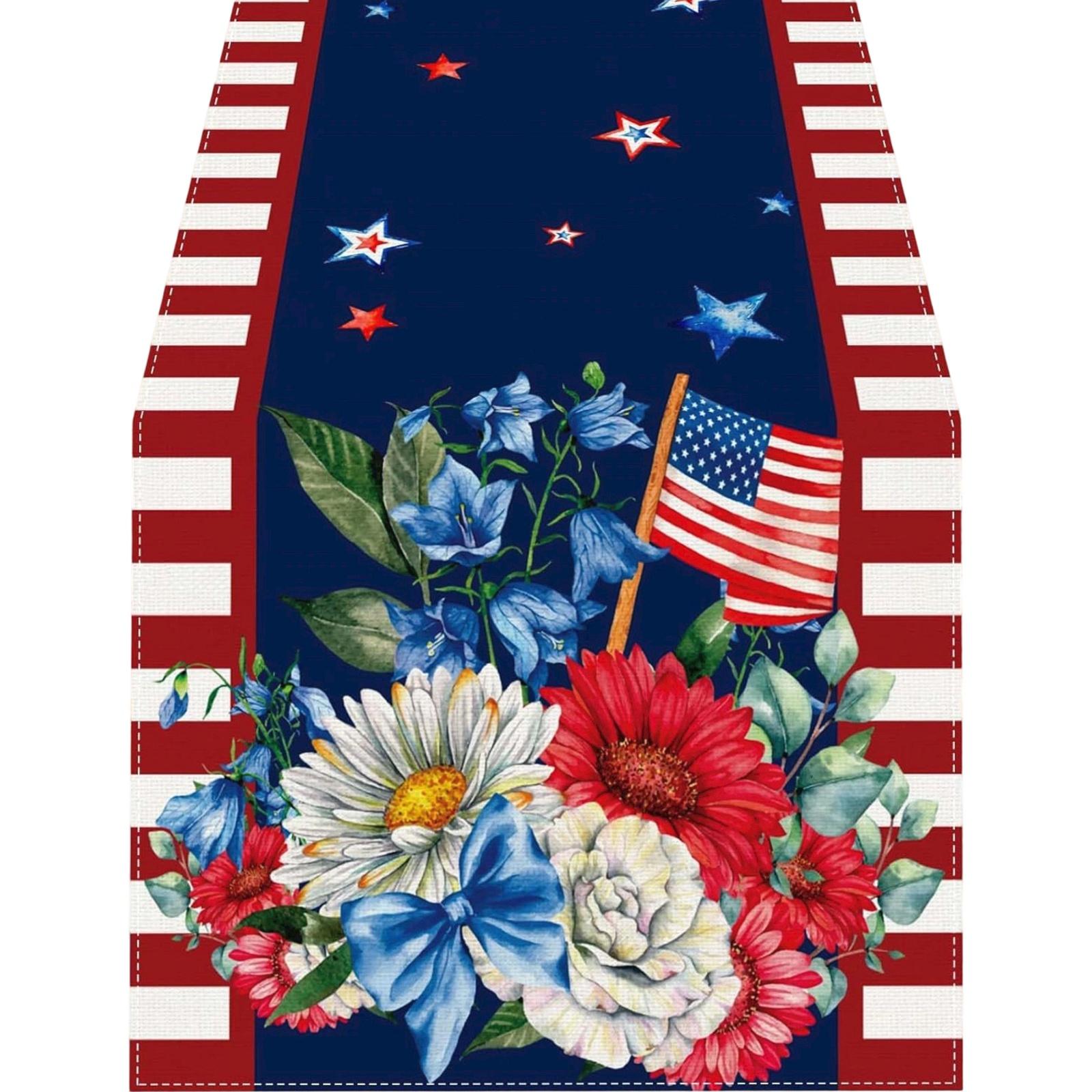 Fireworks Print Table Runner with Star Pattern for Dining Table Home Decor Suitable for Various Occasions and Events One Size
Fireworks Print Table Runner with Star Pattern for Dining Table Home Decor Suitable for Various Occasions and Events One Size